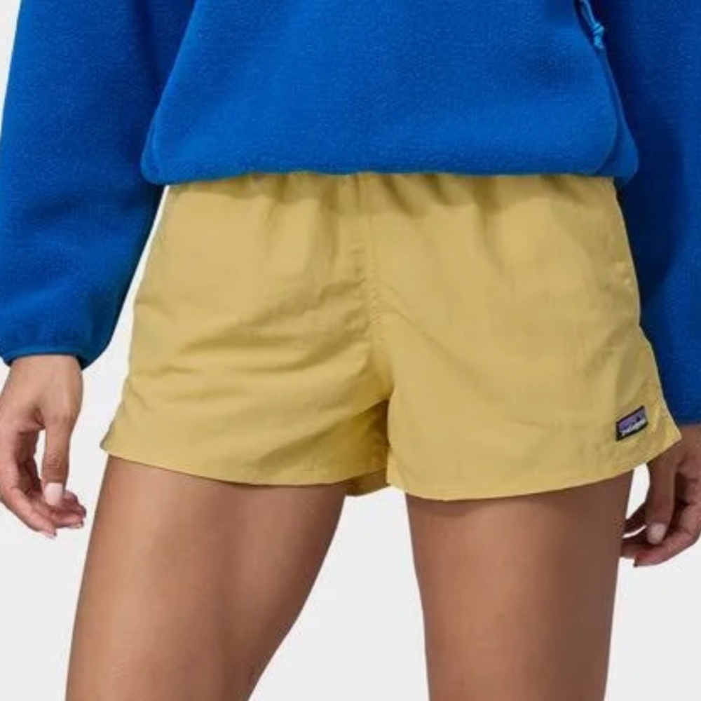 Patagonia Womens Yellow Barely Baggies™ Shorts - 2½" Inseam Size M